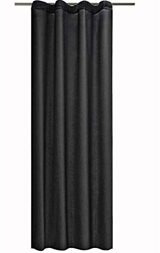 JEMIDI Vorhang Blickdicht - Gardine mit Kräuselband Universalband - 100% Polyester Dekoschal lang für Wohnzimmer Schlafzimmer - einfache Montage