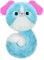 Pomsies 82478 Lulu Hundespielzeug, Blau/Weiß