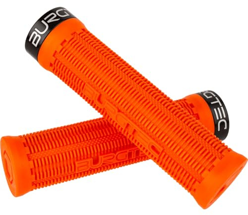 Burgtec Bartender Pro Handle Bar Grips, Orange, One Size