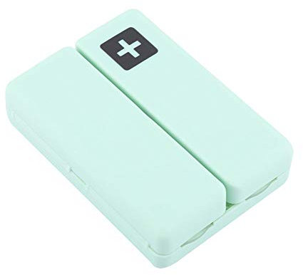 Fdit Weekly Pill Case Tragbare Pillendose und Organizer Daily Pill Case Tragbare Medicine Case Faltbare magnetische Pillendose Organizer mit 7 Fächern MEHRWEG VERPAKUNG(2 #)