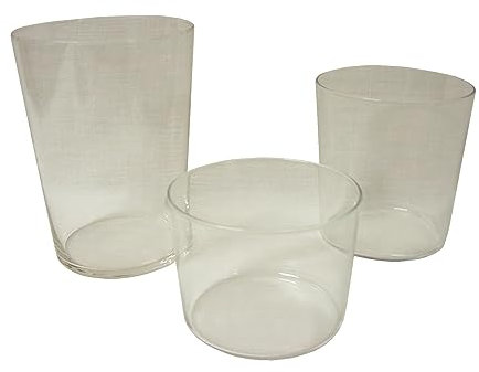 Dkristal Conjunto Lote 6 Vasos Cristal Transparente Sella Sidra 500ML + 6 Vasos Pinta 350ML + 6 Vasos CHIQUITO 250ML