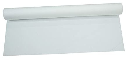 Colcolo Double Sided Fusible Non-Woven Interfacing Adhesive Lightweight Interfacing Fabric for DIY Craft Making, 44 x 78.74 Inch, White