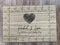 FSSS Ltd Personalised birthday contemporary engagement oak wedding wooden jigsaw guest book puzzle keepsake gift (40 pieces)