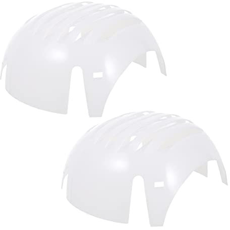 Amosfun 2 Stücke Baseball Bump Cap Insert Leichte Mütze Einsatz Sicherheitshart Hut Einsatz Anti- Kollisions- Kappe Setzen Sie Sportarbeit Kopfschutz (Weiß)