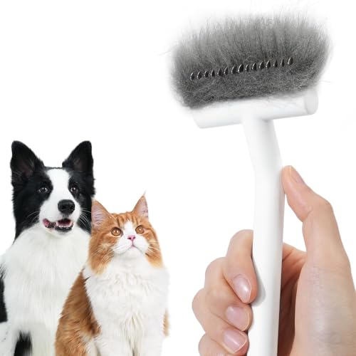 aumuca Undercoat Rake for Dogs, Deshedding & Dematting Comb for Cats, Horse