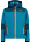 CMP Softshell Jungen Kapuzen Jacke,Tiefer Riffsee,128