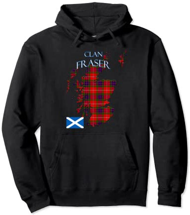 Fraser Scottish Clan Tartan Schottland Pullover Hoodie