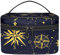 Compass Wind Rose Portable Makeup Bag Travel Cosmetic Bags for Women Girls Zipper Pouch Case Organizer