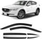 CLIM ART Windabweiser für/kompatible mit Mazda CX-5 2017-2025 (II) KF - Stick-on Regenabweiser - Autofenster Sonnen-& Regenschutz - Windabweiser Autofenster - Einfache Montage - Garantie 6 Set