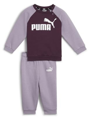 PUMA Unisex Baby Minicats ESS Raglan Jogger FL Trainingsanzug, Blasse Pflaume, 98 EU