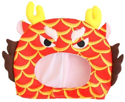 Drache Cartoon Plüsch Hut Mütze Lustige Kopfbedeckung für Urlaub Cosplay Geburtstag