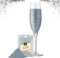 Twinkle my Drink® Essbarer Glitzer für Getränke Silber - Glitzerpulver für Getränke, Cocktail Glitzer, Glitzer Sekt & Likör – vegan, geschmacksneutral - 12g für über 60 Getränke
