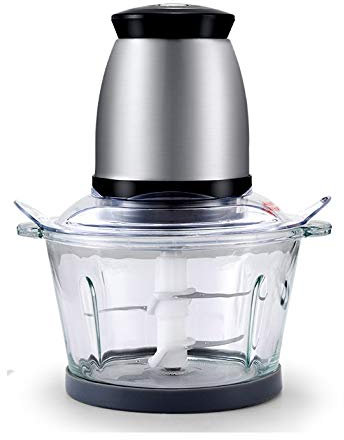 GaRcan Petit Presse-ail électrique, Mini purée d'ail haché, broyeur d'ail et de Gingembre, Poivre haché et Viande hachée