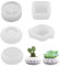 QINGYIWL 5 Stück Silikonform Kerzenhalter Blumentopf Beton Form GießForm Blumentopf Epoxidharz Formen für DIY Blumentopf Formen Beton Silikonformen Resin Form für Pflanzgefäß Pflanzkübel Blumenkübel
