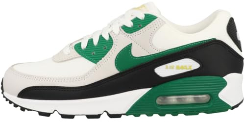 Nike Air Max 90 Herren-Sneaker, Größe 43, Weiß-schwarzer Malachit, 43 EU
