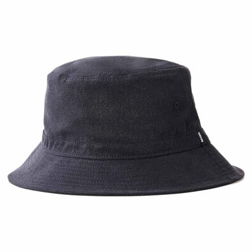 RIP CURL Sombrero de pescador de verano con visera redonda para hombre, Negro, L