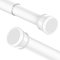 Bastone per tenda da doccia, senza trapano, estensibile, per finestre, doccia, armadio (73-170 cm/1 pezzo)