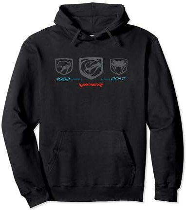 Dodge Viper-Zeitleiste Pullover Hoodie