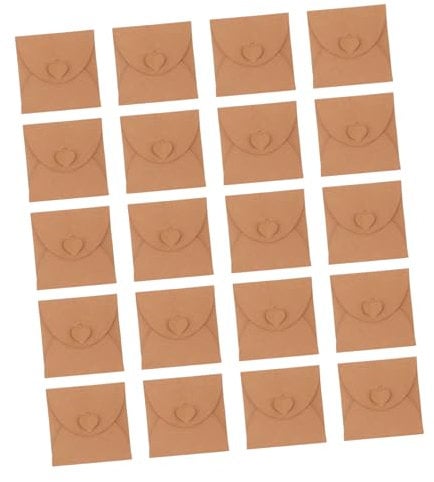 ARTIBETTER Kraft Paper Pouches 20pcs Multi-disc Bag Home Paper Storage Bag Practical Carrier