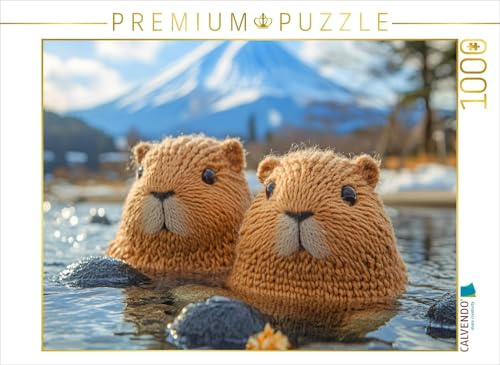 CALVENDO Puzzle Capybaras | 1000 Teile Lege-Größe 64 x 48 cm Foto-Puzzle für glückliche Stunden