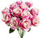 Künstliche Rosen 12 Stücke Kunstblumen Seidenblumen Rosen 51*7cm Künstliche Blumen Rosen Künstliche Blumen Realistische Einzelstielblumen für Hochzeitsfeier,Valentinstag,Zuhause Dekoration(dunkelrosa)