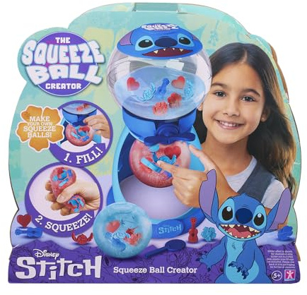 BANDAI, Squeeze Ball Maker Stitch, Mehrfarbig CO8261, kreieren Sie Ihren Squeeze-Ball mit Stitch-Figuren