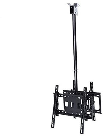 KCGCIHMS Soporte de TV, Soporte de Pared para TV, Soporte de Techo para TV de Pantalla Doble, para televisores Planos y curvos de 26 a 55 Pulgadas de hasta 40 kg, múltiples Patrones