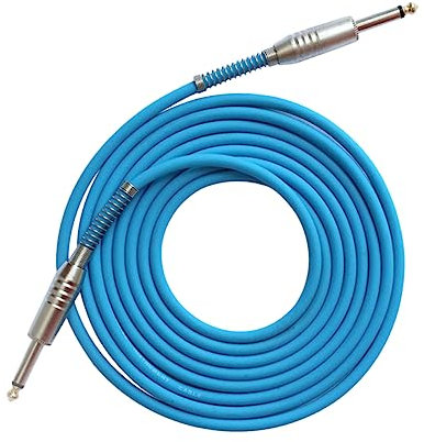 DOITOOL 3m Câble Audio Mâle vers Mâle pour Guitare Cordon Droit Cuivre Compatible avec Basse Et Instruments