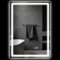 HOMCOM 500 x 700 mm Bluetooth LED Bathroom Mirror, Illuminated Backlit Vanity Mirror with 3 Colours Dimmable, Anti-Fog, Memory Function, Touch Sensor, IP44