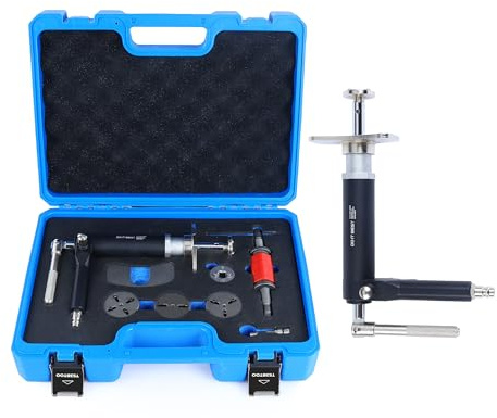 X-UP Pneumatisches Bremskolben Rückstell Werkzeug Satz,8-TLG Universal Bremskolbenrückstellwerkzeug mit Magnet Adapter, 2-Pin 3-Pin 4-Pin Universal Bremskolbenadaptern, 3/8 Zoll Antrieb