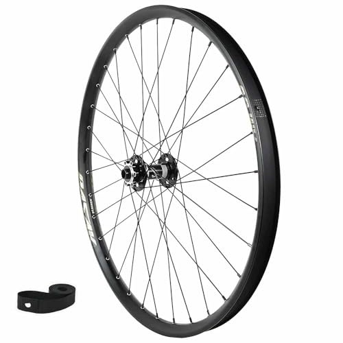 26/27.5/29 Zoll XC/DH Mountainbike Vorder- Und Hinterräder, 15*110/12*148mm Steckachse BOOST Laufradsatz, 1.95-2.8 Reifen, Doppellagige Felge, 7-12-fach Kassette, Scheibenbremse(Black-15*110,27.5)