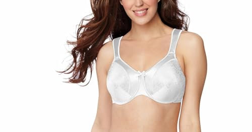 Bali Reggiseno da Donna in Raso Minimizer con Ferretto DF3562, Bianco, 3 C (Taglia Produttore: 34C)