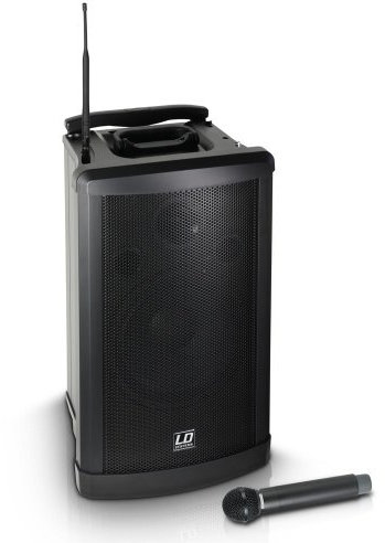 LD Systems Roadman 102 - Mobiler PA Lautsprecher mit Handmikrofon