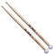 Vic Firth - Bacchette per Batteria Serie American Classic® - 5ADT - Hickory Americano- Dual Tone - Punta di legno e palldia di feltro sditetico