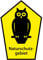 Schild Naturschutzgebiet/Eule im Fünfeck aus Aluminium-Verbundmaterial 3mm stark 21 x 30 cm