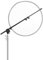 Pyxelstudio Lot de 1 Photo Studio Bras Girafe Trépied Boom Arm Support Réflecteur Single Clamp 174cm