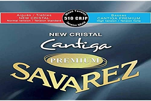 Savarez Saiten Konzertgitarre Neue Cristal Cantiga Premium Gemischte Spannung normaler/starker Satz