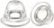 Welnove Invisible Niplette 4PCS Nipple Shield Sucker per correttore Piatto e invertito, tettarella assistita Everter, 100% Silicone Alimentare (Morbido capezzolo con Custodia Portatile)