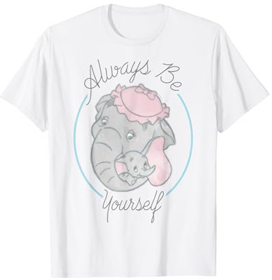 Disney Dumbo And Mom Always Be Yourself Portrait T-Shirt