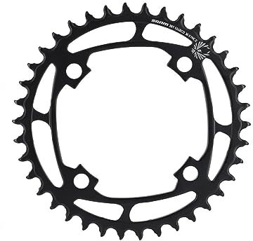 SRAM Europe Unisex – Erwachsene Fahrradkettenblatt-2286482357 Fahrradkettenblatt, Schwarz, 38 Zähne, 104mm