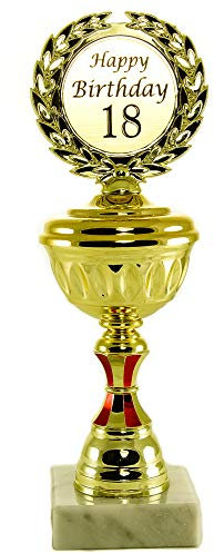 SünGross Pokal in Geschenkbox zum 18. Geburtstag