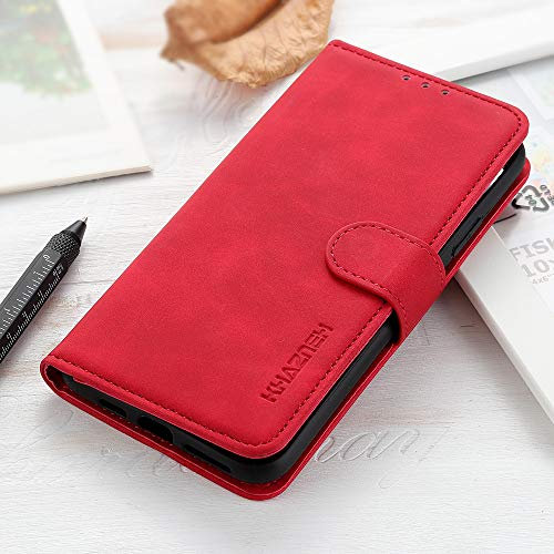 BellaCase Coque pour Xiaomi Redmi Note 10 Pro, Étui de Téléphone Xiaomi Redmi Note 10 Pro Pratique et Robuste, Magnétique Etui Housse pour Xiaomi Redmi Note 10 Pro, Rouge