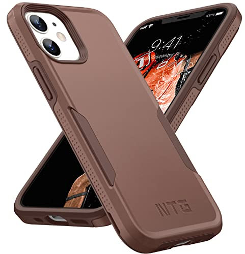 NTG Designed for iPhone 12 Case & iPhone 12 Pro Case, Heavy-Duty Tough Rugged Lightweight Slim Shockproof Protective Case for iPhone 12 6.1 Inch, Coco