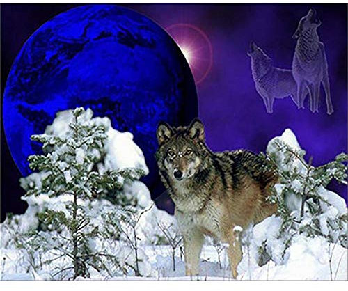 Puzzle 1500 Teile für Erwachsene,Wolf im Schnee Puzzles Geschicklichkeitsspiel für die Ganze Familie, Landschaf Puzzle Schwer Dekompressionder Erwachsenenpuzzle ab 14 Jahren-35x23 Zoll (87 x 57cm)