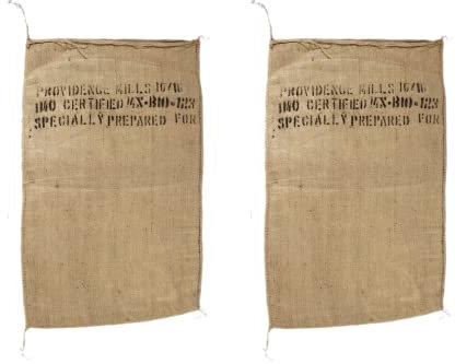 SEPEGO 2X Kartoffelsack Jutesack Kaffeesack 2er Set ROBUST Jutebeutel 90 x 60 cm
