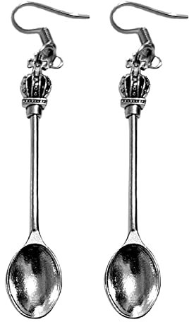 Earrings for Women, Spoon And Gork Tableware Earrings Fashion Personality Exaggerated Spoon And Fork Earrings Earrings Anniversary Jewelry Gift for Wife Girlfriend