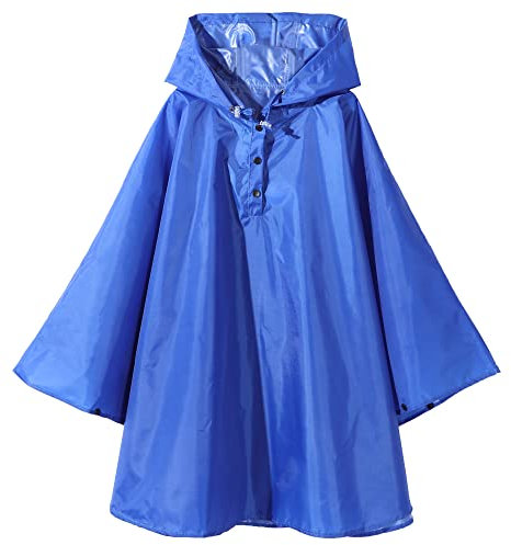 QIKADO Manteau Imperméable Enfant Mixte, Protection Montant Jusqu’au cou, Protégeant Parfaitement Contre la Pluie et le Vent, pour Jouer Dehors par Tous les Temps L