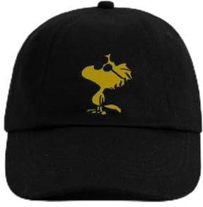 Spreadshirt Peanuts Woodstock Sonnenbrille Cool Baseballkappe, One Size, Schwarz/Schwarz