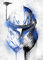 Displate Star Wars Metal Poster Magnetische Befestigung Offiziell Lizenziert Bilder Helmets Graffiti - Captain Rex Graffitti Helmet Poster Größe - 32x45cm