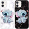 [2 Stück] Schutzhülle für Apple iPhone 12 Mini Hülle 5,4,Karikatur Anime Case mit Niedlich Muster Design Cover Weiche Stoßfest TPU Silikon Handyhülle für iPhone 12 Mini